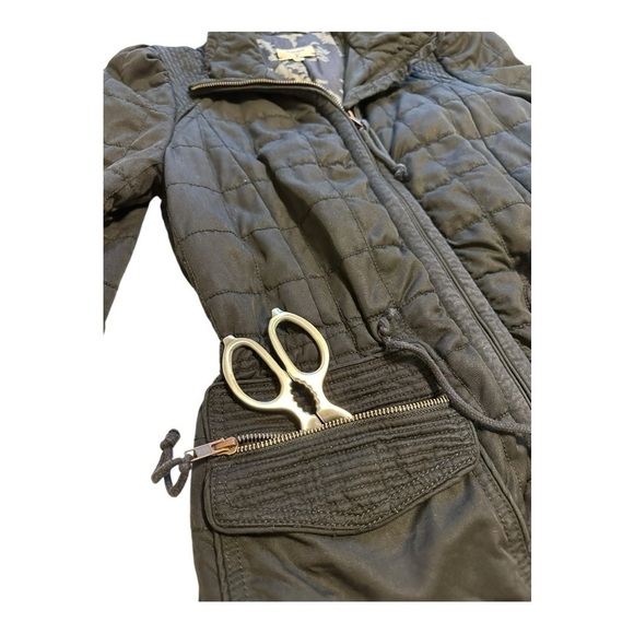 Wilfred | Aritiza Black Marquis Quilted Military Style Jacket - Size Small - Picture 5 of 12